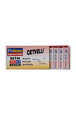 Min Cetvelli 2b Kalem Ucu 75mm 24 Tüp M-750 Paket