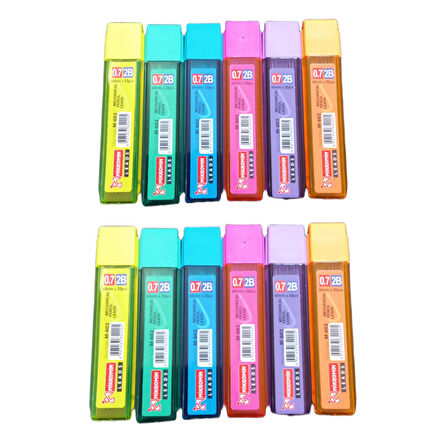 Mikro M-602 2B 60 mm 0.7 Kalem Ucu 12 Tüp Neon Renkler