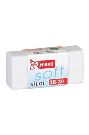 Mikro Silgi Soft Beyaz 2b