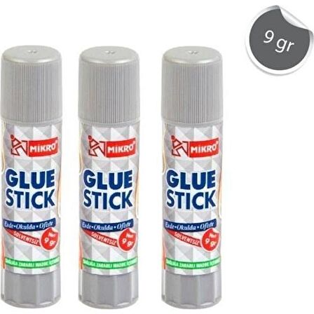 Mikro Stick Yapıştırıcı 9 Gr. - 3 Adet