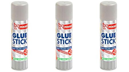 Mikro 40 gr Glue Stick Yapıştırıcı 3 Adet