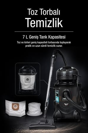 Fantom Robotix CC-9500 2400 W Sulu Süpürge