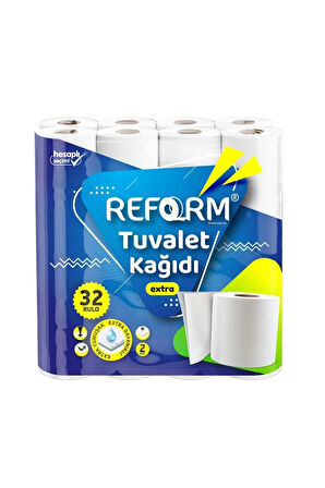 Reform Tuvalet Kağıdı 32'li  2 Katlı Extra Dayanıklı Extra Yumuşak