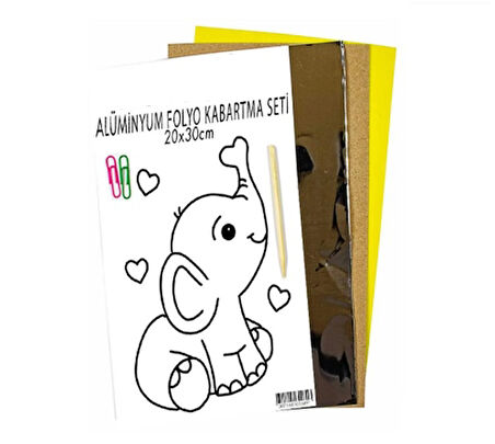 Anadolu Alüminyum Folya Kabartma Seti A4 - 2 adet