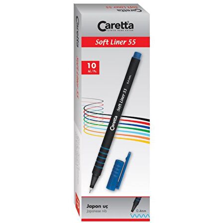 Caretta Tükenmez Kalem Focus Liner 35 1 Mm Mor 25 Li Cf 35.07/25Pp   25'li Paket /