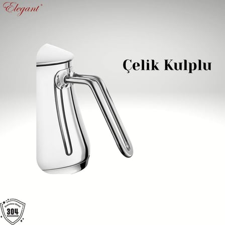 1,5 Lt. Alya Çelik Kulplu Tek Demlik