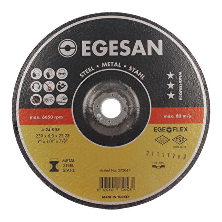 Egesan 230*6 Metal Taşlama - 272047