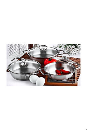 EVİMSARAY S-1189 SADE 6 PARÇA ASUDE OMLET SET