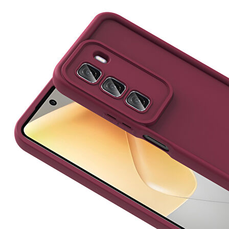 İnfinix Hot 50 4G Kılıf Kamera Korumalı Ananas Silikon Kapak