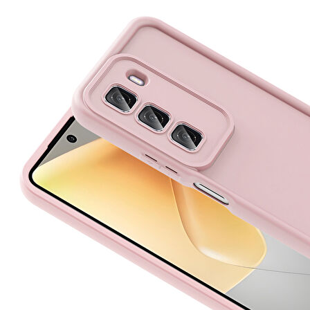 İnfinix Hot 50 4G Kılıf Kamera Korumalı Ananas Silikon Kapak