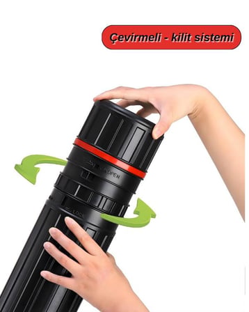 Tebag Proje Tüpü 7 cm, 8.5 cm, 10,5 cm Takım