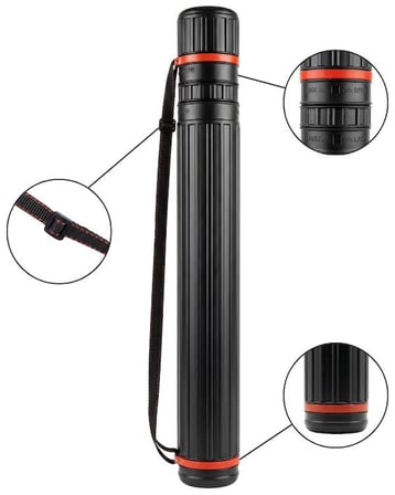 Tebag 8,5 cm Proje Tüpü Siyah