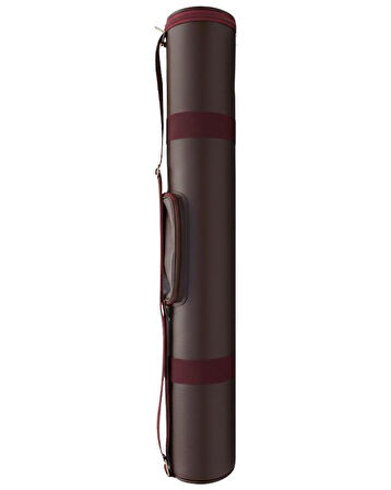 Yuga Suni Deri Proje Tüpü Cepli 10,5 cm Bordo