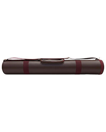Yuga Suni Deri Proje Tüpü Cepli 10,5 cm Bordo