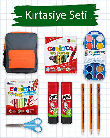 Temel Çantalı Okul Kırtasiye Seti 2