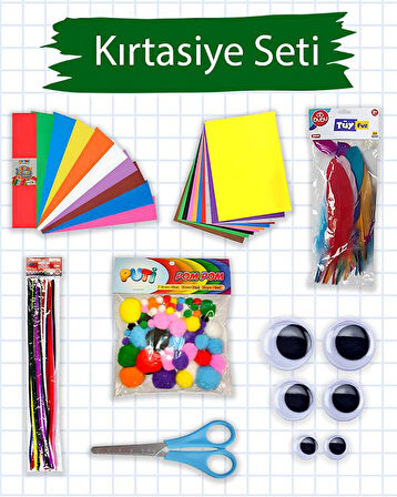 Temel Okul Kırtasiye Seti Hobi Malzemeleri