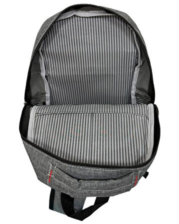 Temel My Polo Sırt Çantası Gri 8815