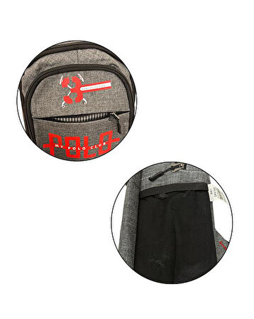 Temel My Polo Sırt Çantası Gri 8815