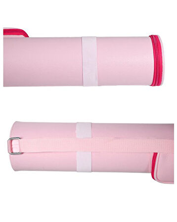 Yuga Suni Deri Proje Tüpü Cepli 10,5 cm Pembe