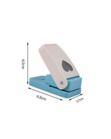 Kamei Süper Şekilli Delgeç Kalp 1.3 cm KM5805