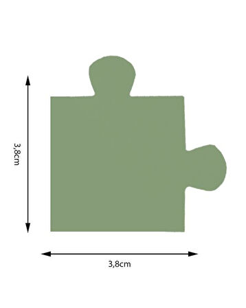 Kamei Süper Şekilli Delgeç Puzzle 3.8 cm KM5815