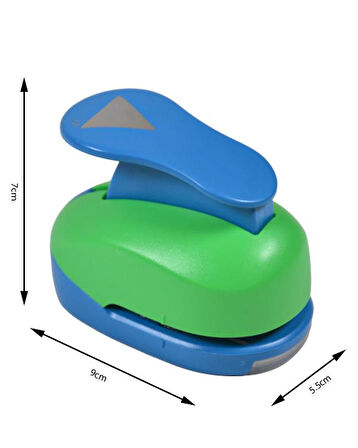 Kamei Şekilli Delgeç Üçgen 3.8 cm KM8815