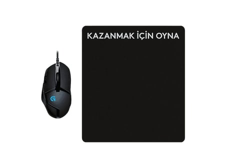 LOGITECH G G402 Hyperion Fury Oyuncu Mouse + 45X40 CM Mousepad Kit