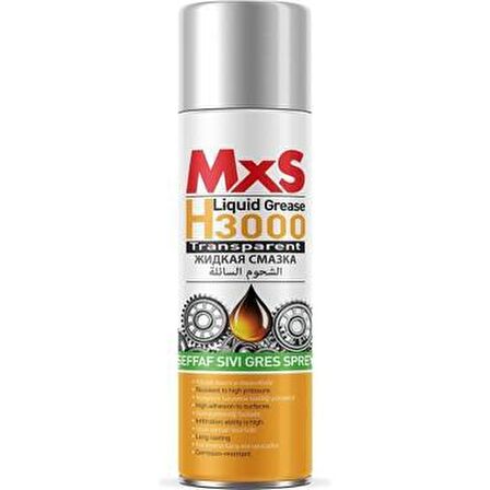 MxS Mxs H3000 Gres Yağı Sprey 400 ml 