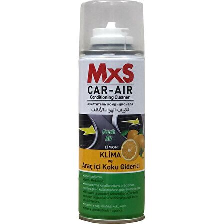 Mxs Araç İçi Klima Koku Giderici Limon Aromalı 200 ml