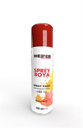 Mxs HELPER SPREY BOYA  RAL-3020 PARLAK KIRMIZI  200 ML