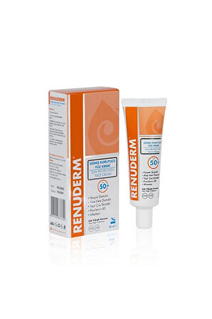 Renuderm Güneş Korumalı Nemlendirici Yüz Kremi SPF 50+