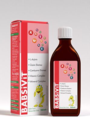 Babsivit L-arjininli Multivitamin Şurup 150 ml