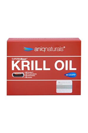 Aniqnaturals Superba Boost Krill Oil 60 Licaps Kutulu