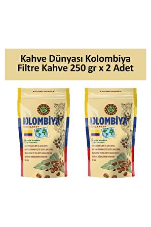 Kahve Dünyası Kolombiya Filtre Kahve 250 gr x 2 Adet