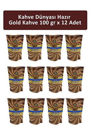 Kahve Dünyası Gold Hazır  Kahve 100 gr x 12 Adet