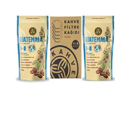 Kahve Dünyası Yumuşak İçim Kağıt Filtre Arabica Filtre Kahve 2 x 250 gr + Filtre Kağıdı