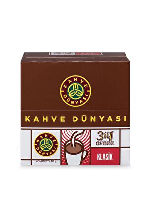 Kahve Dünyası 3ü1 Arada Klasik Kahve 40 x 18gr x 8 Adet