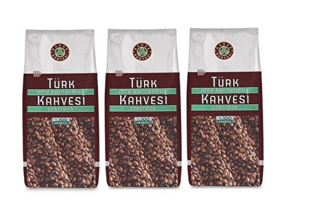 Kahve Dünyası Sade Orta Kavrulmuş Çekirdek Türk Kahvesi 3x1 kg 