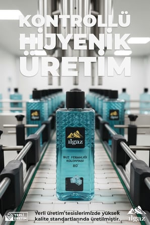 Ilgaz Buz Ferahlığı Kolonyası 4'lü Set 80 Derece 400 ml | Elegance Series