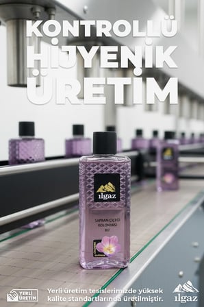 Ilgaz Safran Çiçeği Kolonyası 3'lü Set 80 Derece 400 ml | Elegance Series