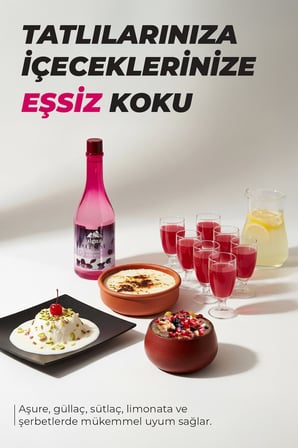 Ilgaz Gıdaya Eklenebilir Ve Içilebilir Gül Suyu 400 ml - 3'lü Eko Paket | Gıdaya Uygun Gül Aromalı