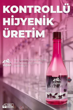Ilgaz Gıdaya Eklenebilir Ve Içilebilir Gül Suyu 400 ml | Gıdaya Uygun Gül Aromalı