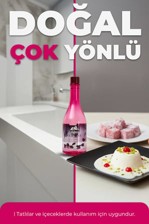 Ilgaz Gıdaya Eklenebilir Ve Içilebilir Gül Suyu 400 ml | Gıdaya Uygun Gül Aromalı
