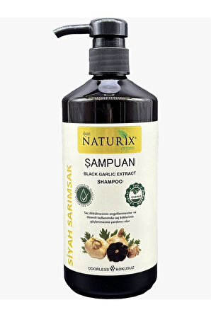 2'li Set Doğal Tuzsuz Siyah Sarımsak Şampuan 600 Ml + Naturalness Sıvı Sabun Parfümlü 475 Ml