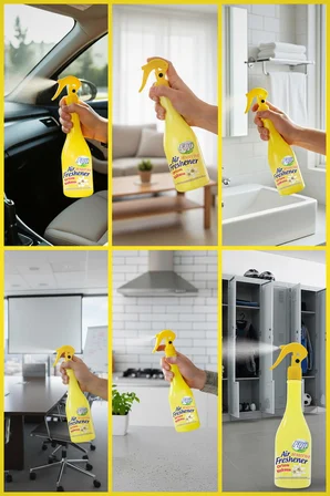 Air Freshener Soft & Sensitive & Spring & Lavanta - 400 Ml | Neon Oda Parfüm Seti