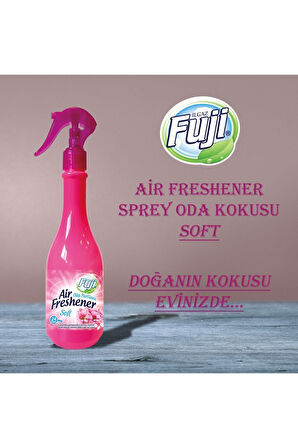 6 Adet Neon Air Oda Kalıcı Parfümü Soft Kokular Oda Spreyi 400 Ml Hafif Pembe Çiçekler Oda Kokusu