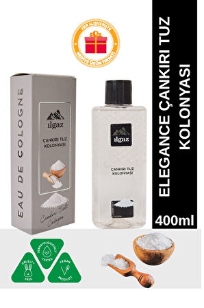 Çankırı Tuz Kolonyası - Ferahlatıcı ve Kalıcı Koku | Elegance Serisi - 400 ml