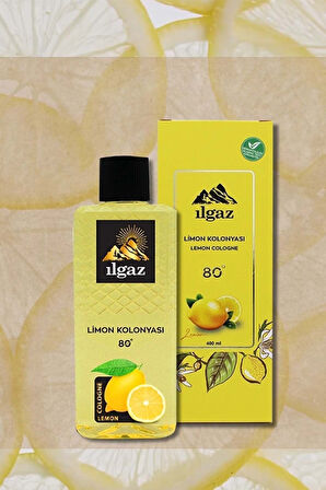 Elegance Series Limon Kolonyası 400 ml 80 Derece Kolonya Klasik Pet Kolonya