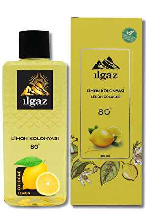 Elegance Series Limon Kolonyası 400 ml 80 Derece Kolonya Klasik Pet Kolonya