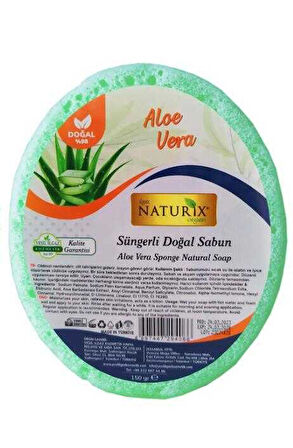 Naturix Doğal Süngerli Aloe Vera Sabunu